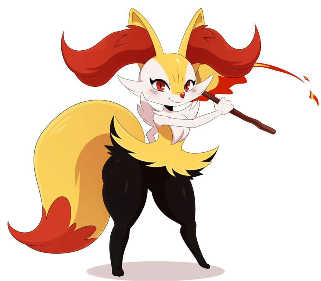 shiny braixen plush