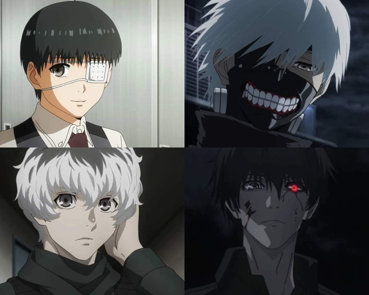 The evolution of kaneki XD | •Anime• Amino