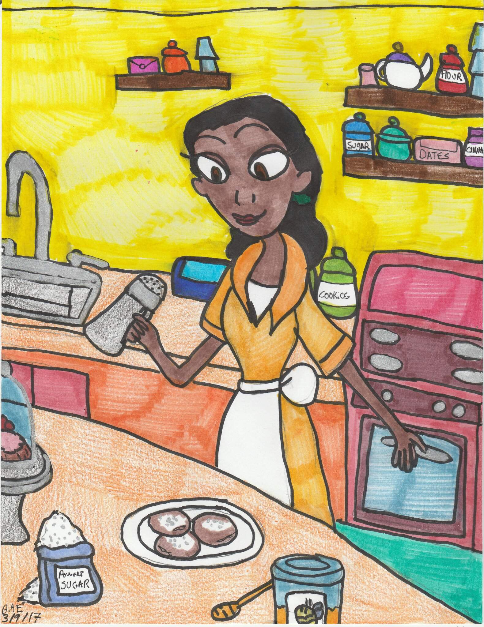 Tiana in Her Kitchen | Disney Amino