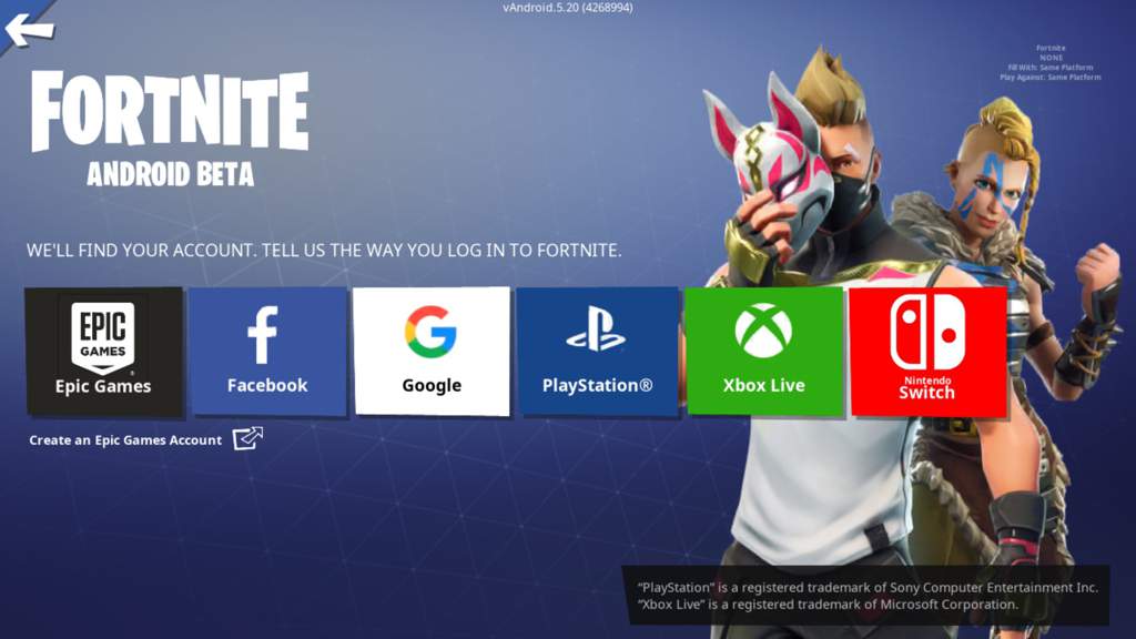 beta for fortnite android is here - epic games fortnite battle royale android