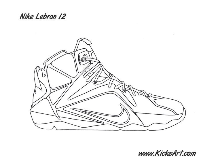 Nike Lebron 12 stencil now available! | Hoops Amino