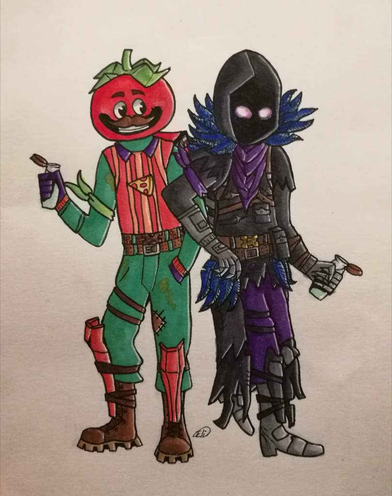 raven and tomato fortnite fanart - fortnite fan art pictures