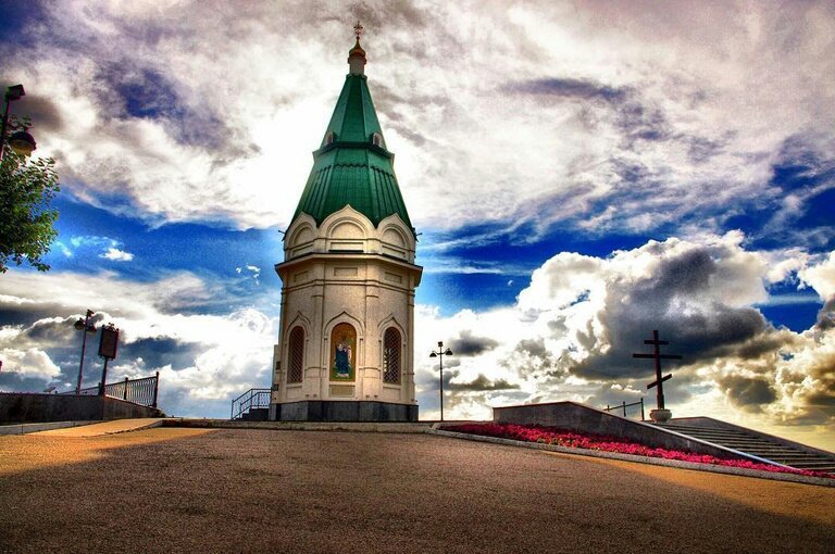 Часовня Красноярск Покровская гора