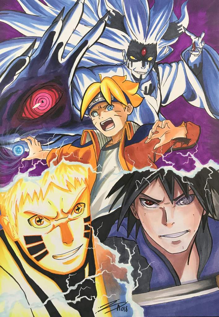 Boruto ilustración | •Arte Amino• Amino