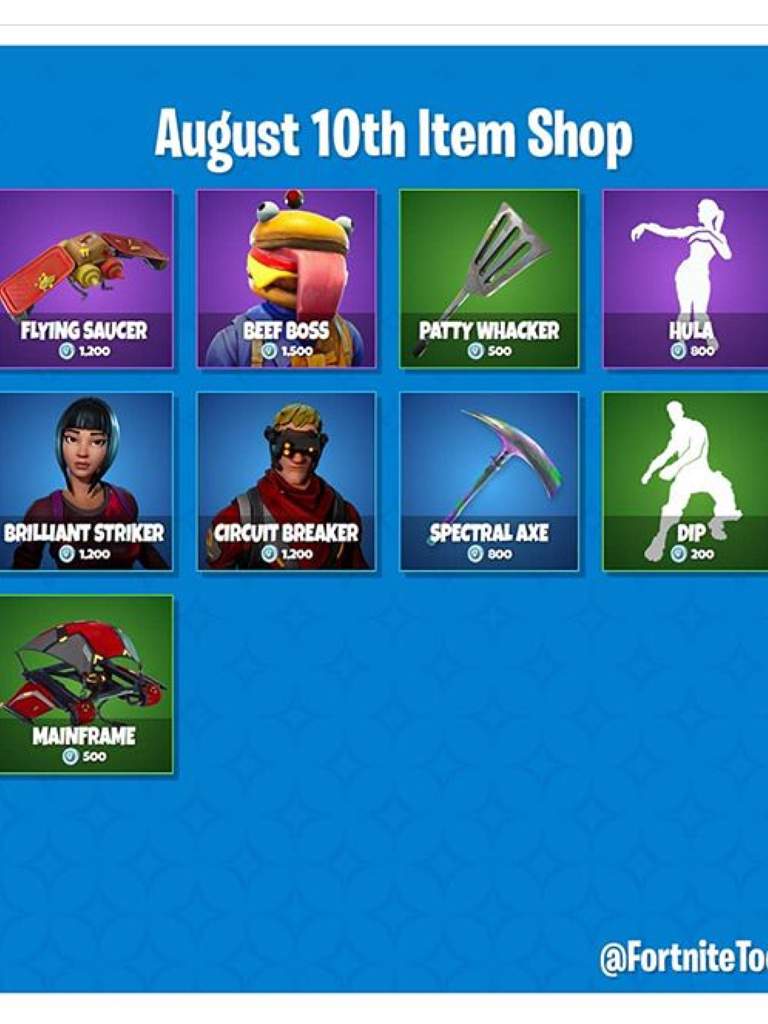 Item Shop 8 9 2018 Fortnite Battle Royale Armory Amino - item shop 8 9 2018