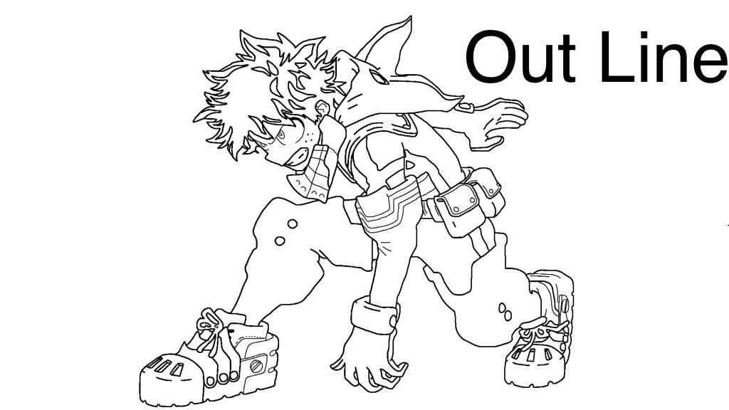 Anime Coloring Pages Deku - KatsuDeku~勝デク~Kacchan + Deku~Bakugou x