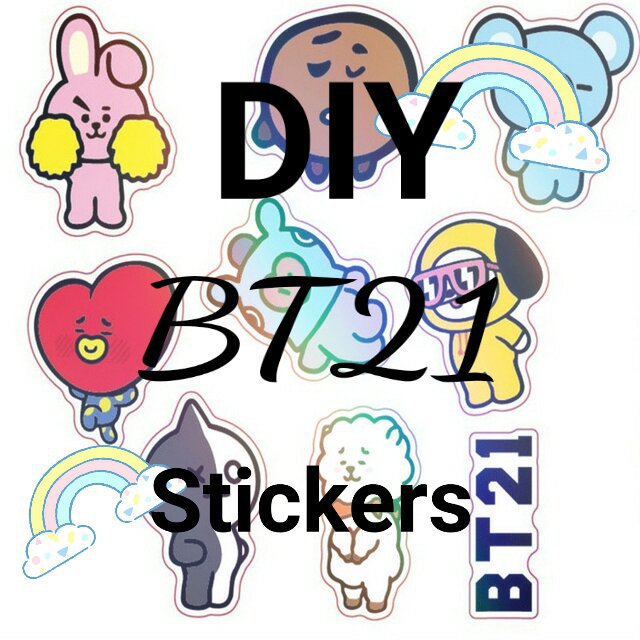 diy bt21 stickers army s amino