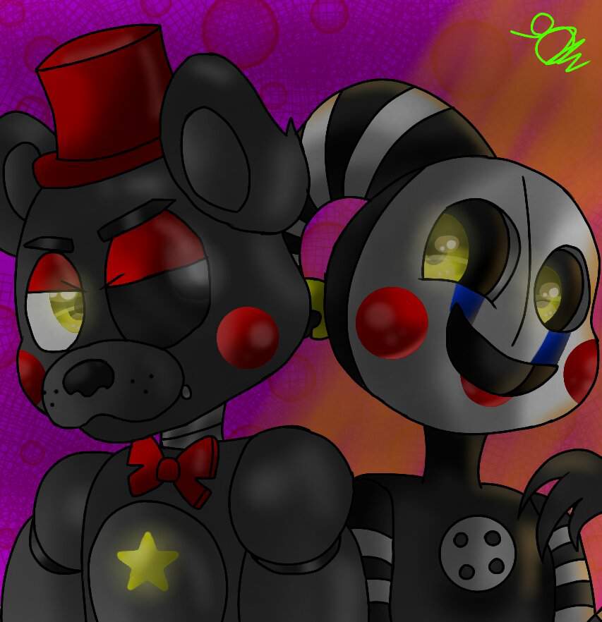 🎩🎁🎤 Fan Art de security puppet and lefty 🐻🎶🎨 | FNaF Amino [ Español ] Amino