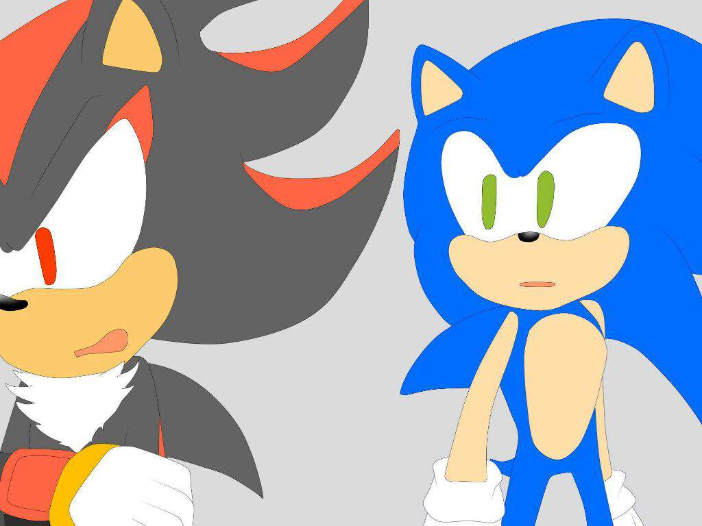 Sonic and shadow WIP | Sonic the Hedgehog! Amino