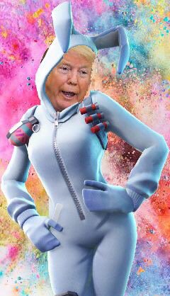 if trump was thicc - funny fortnite photoshop