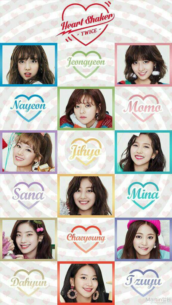 Twice Heart Shaker Wallpaper Twice