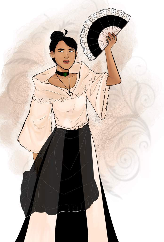 Sketch Maria Clara Drawing - The timeline below shows where the ...