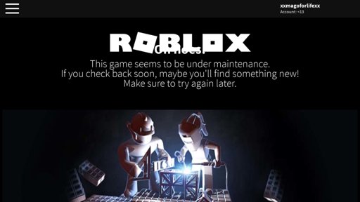 Maintenance roblox