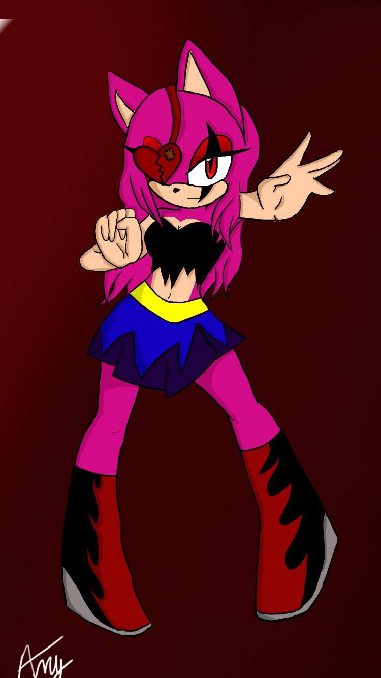 Evil Amy | Sonic art!! Amino