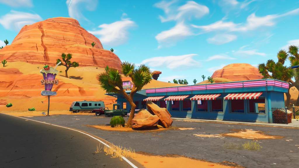 i dont really like going there because its very empty and dosent have enough loot for a whole squad or even a duo its also very close to the racetrack - fortnite city locations