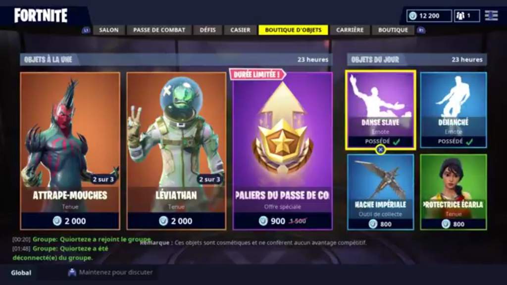 Boutique 44 Fortnite Fr Amino - voici la boutique du 15 aout 2018