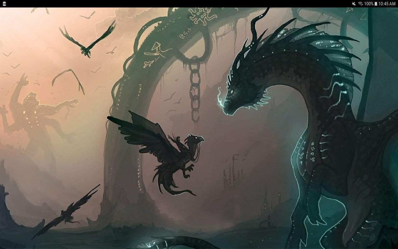 Creepy dragon demension. | Anime Amino