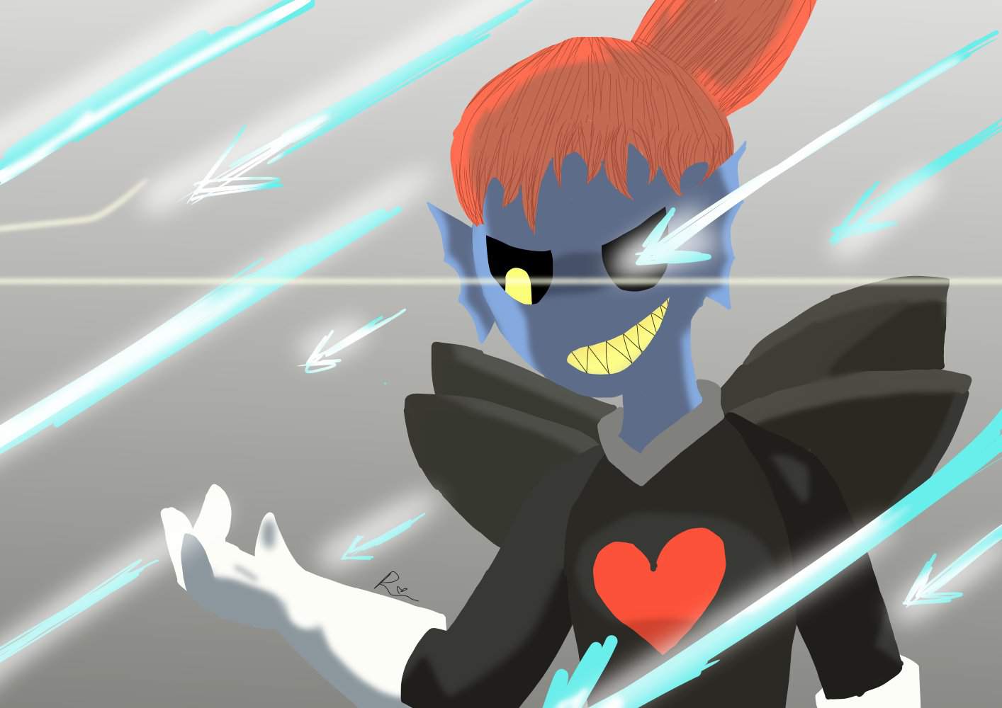 Undyne the Undying | Glitchtale redraw | Undertale AUs Amino