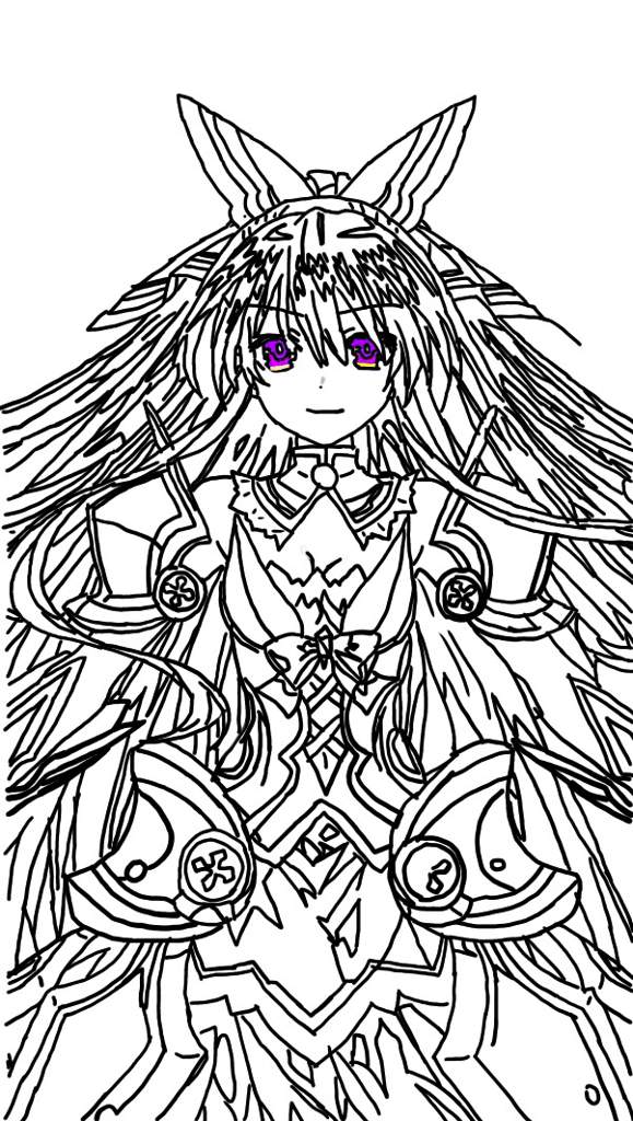 yatogami tohka drawing