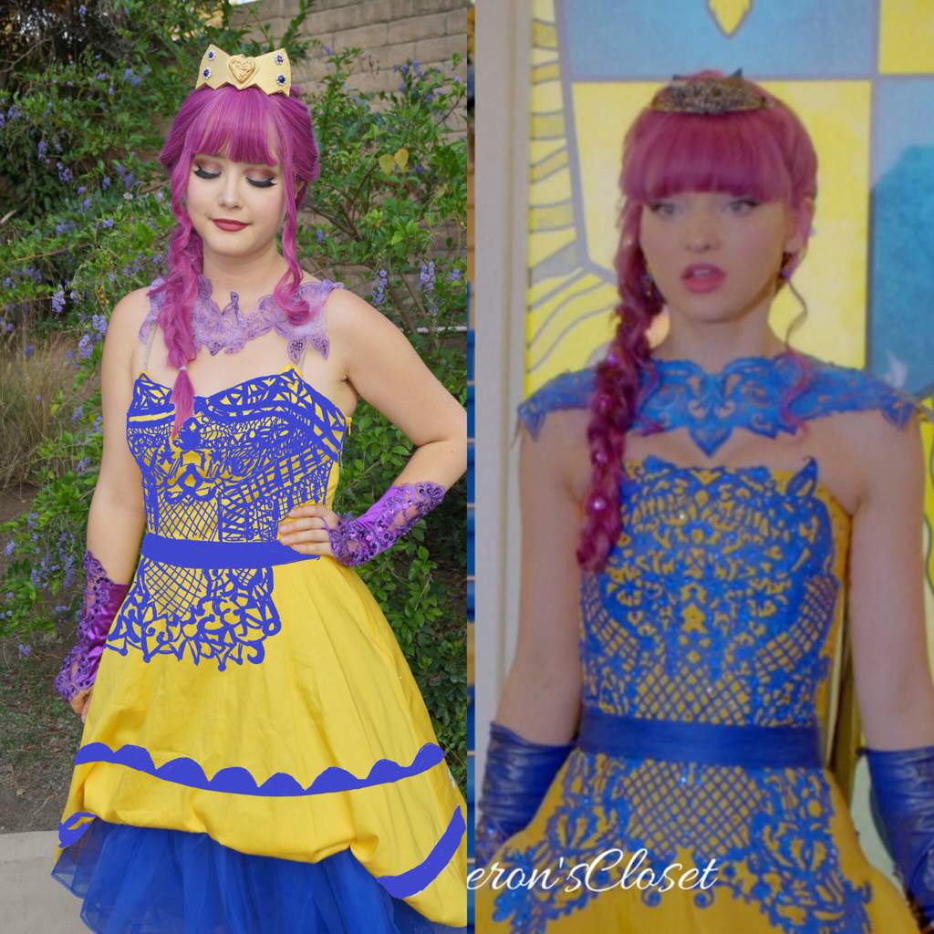 Mal Cotillion Descendants 2 cosplay | Cosplay Amino