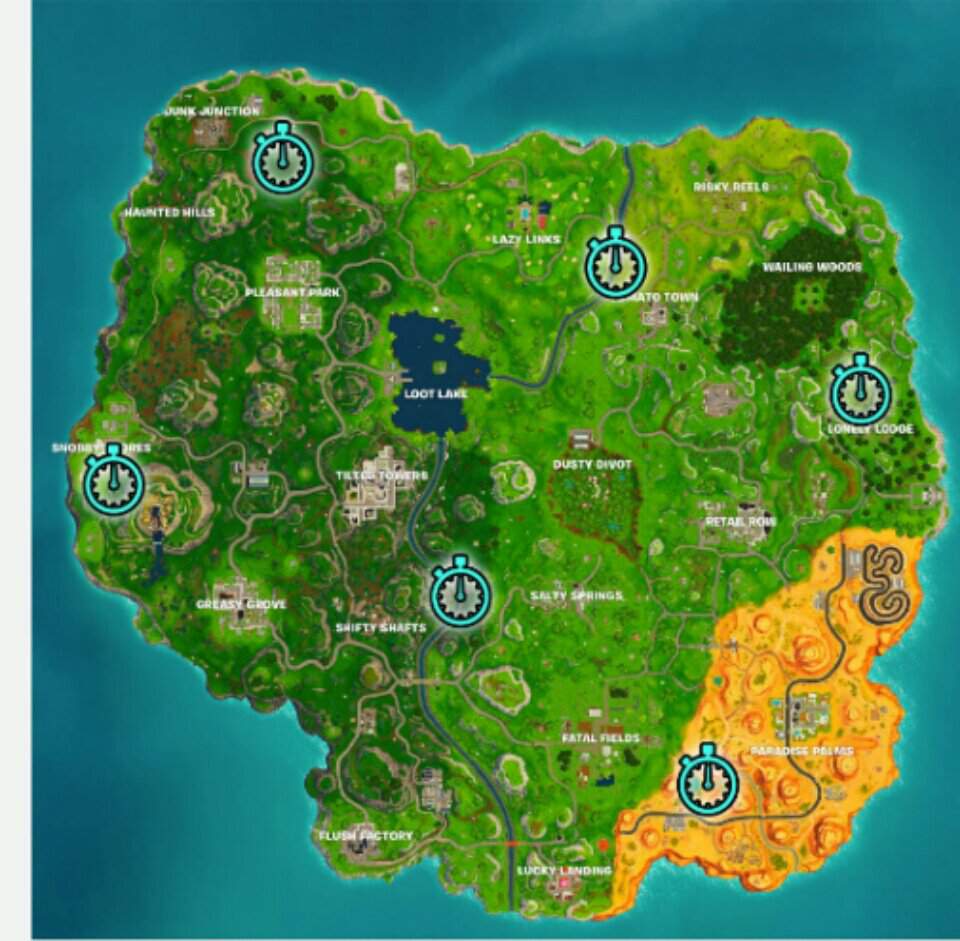 Time Trial Locations | Fortnite: Battle Royale Armory Amino