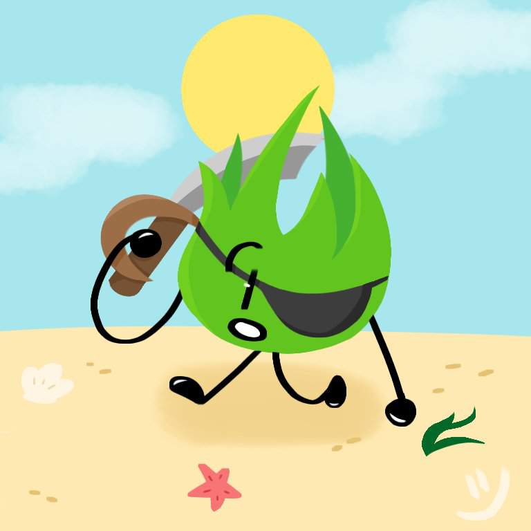 Pirate Challenge Entry! | BFDI💖 Amino