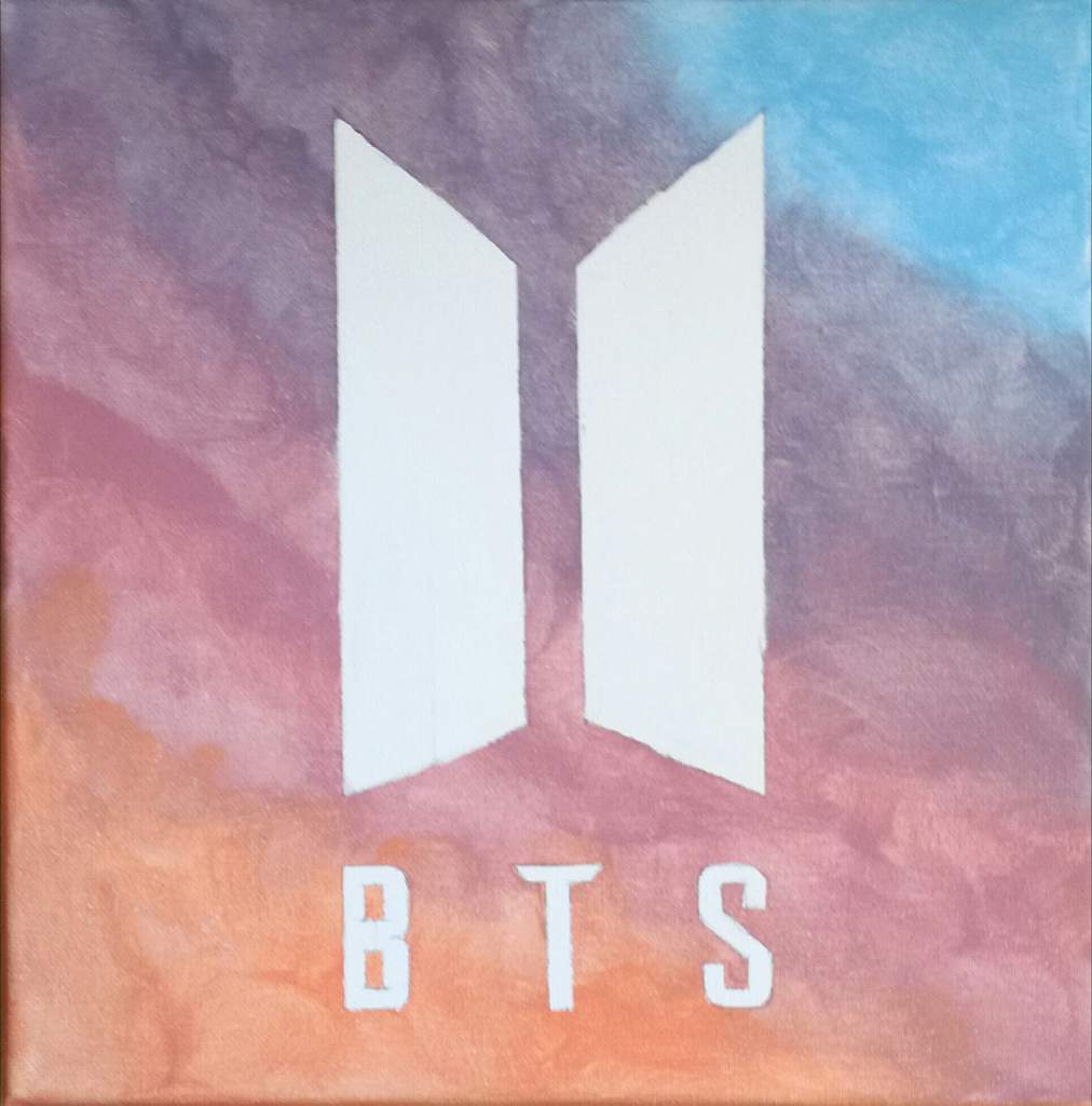 BTS pastel logo painting 🎨 | ARMY's Amino