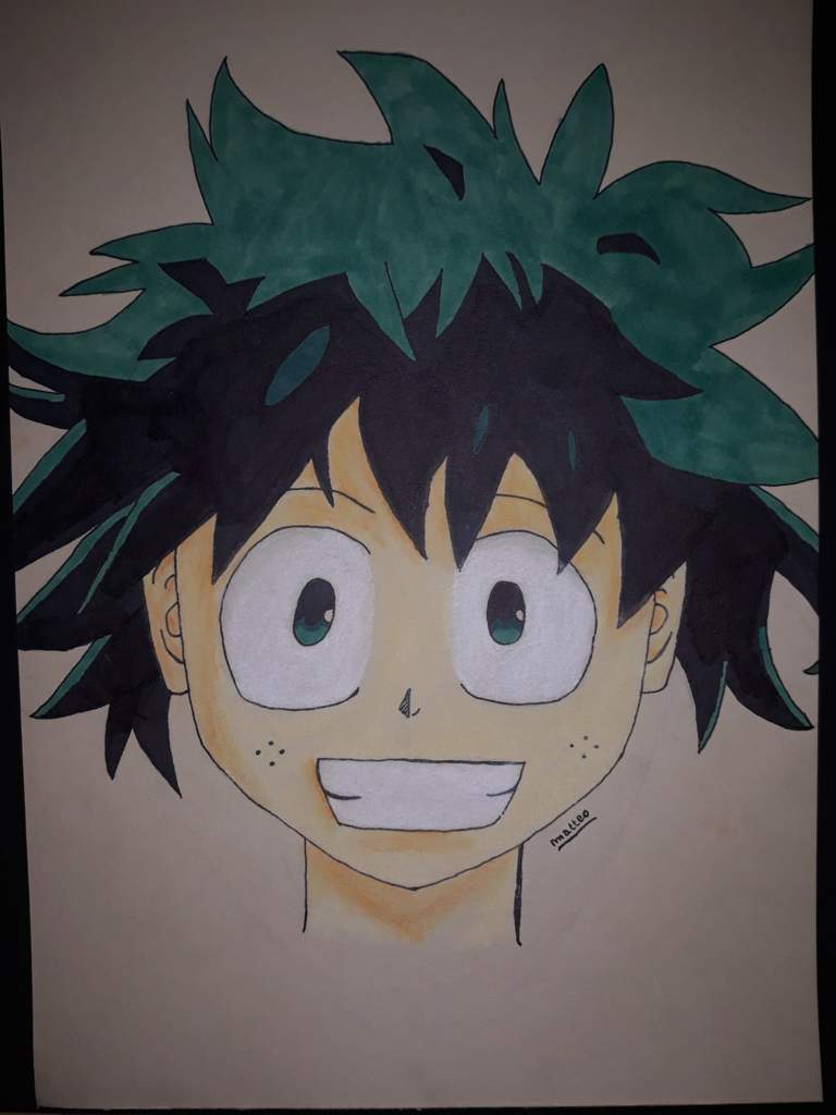 Premier dessin de deku fait il y a un petit moment 😁 | 🔥My Hero ...