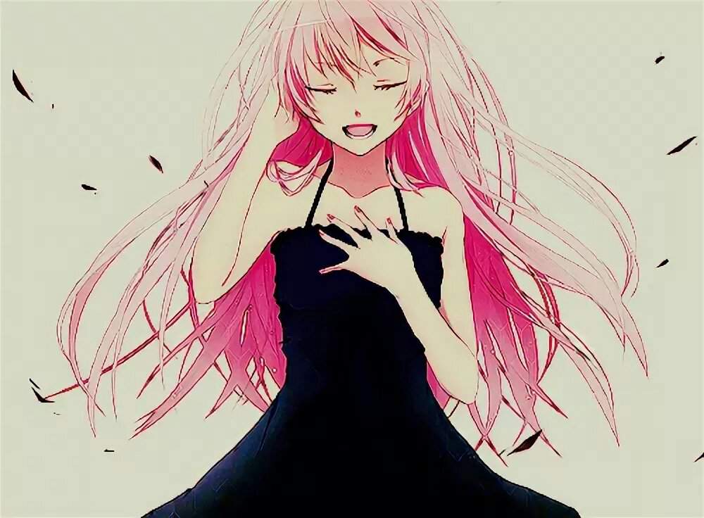 Pink haired anime girl