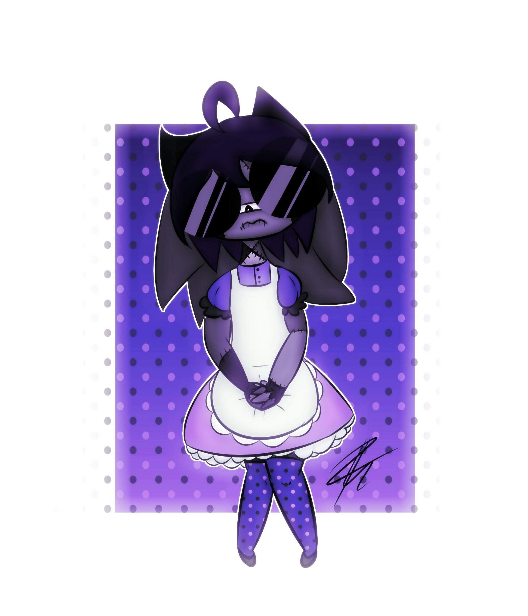 A pretty purple maid | Bendy and the Ink Machine Amino