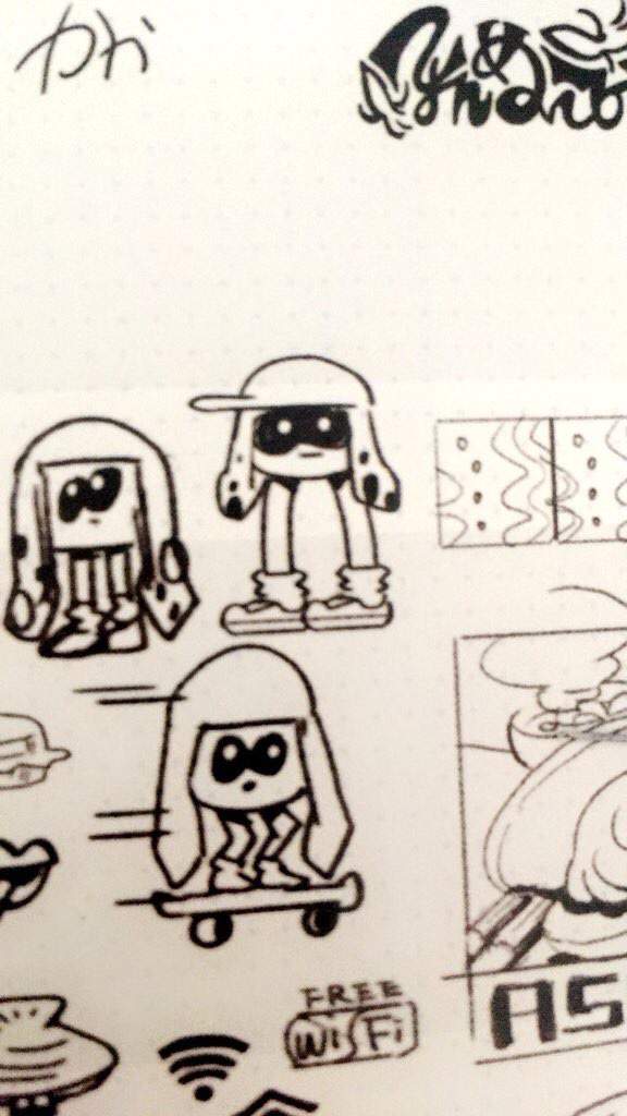 i looked at the splatoon art book and saw this | Splatoon Amino