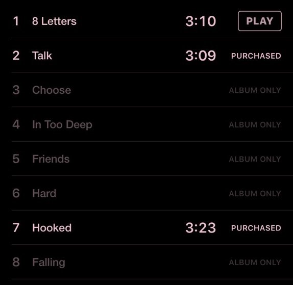 8 letters album theory why dont we amino 8 in letters