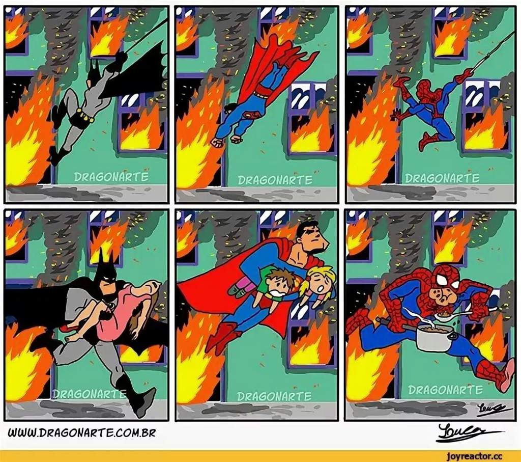 Dragonarte Супермен и человек паук