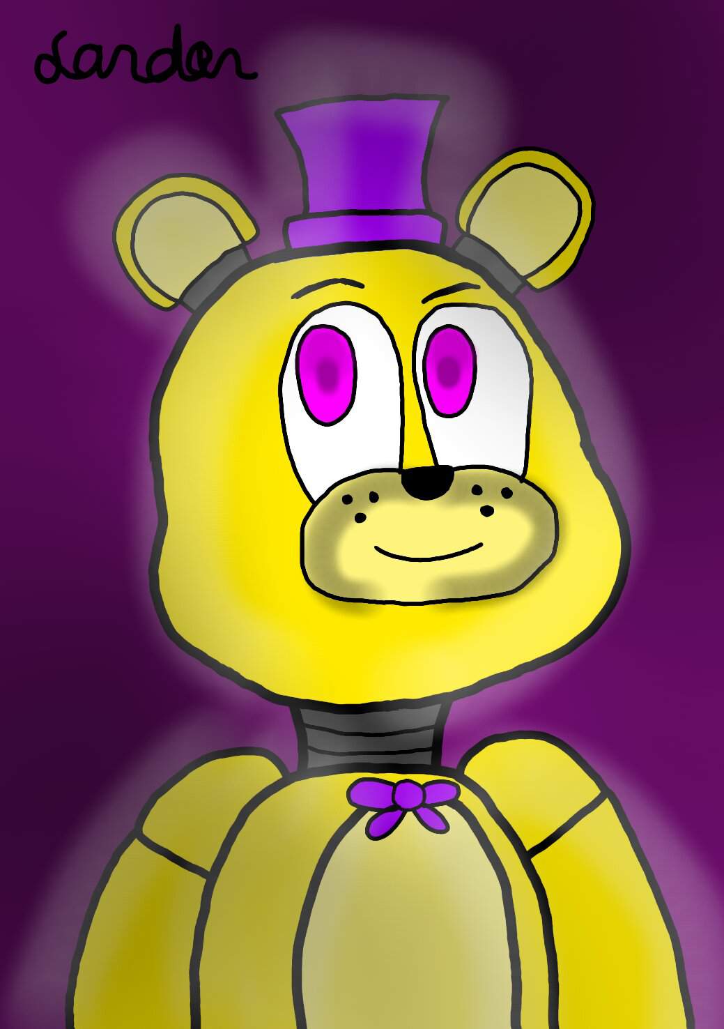 Fredbear drawing | Five Nights At Freddy's Amino