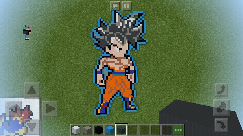 Tutorial Minecraft Pixel Art Goku Ultra Instinto Como Hacer A Goku Sexiz Pix 3361