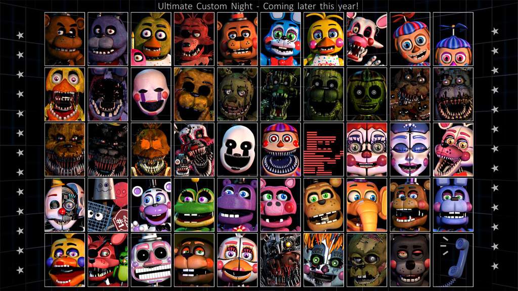 Some kind of my Ultimate Custom Night icons??? + A.Is and 1 voice ...