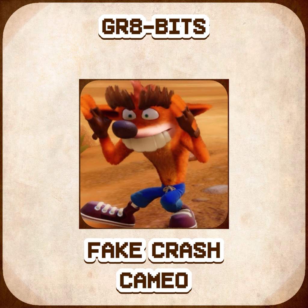 fake crash bandicoot