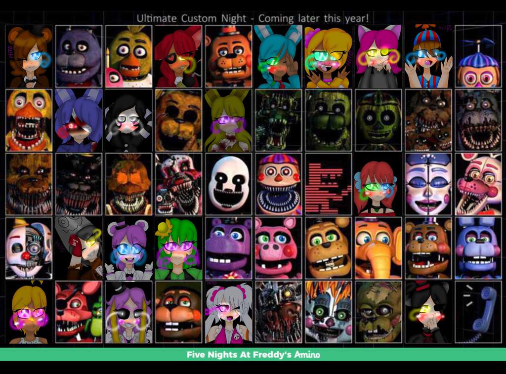 UCN Collab Roster Progress | Five Nights At Freddy's Amino