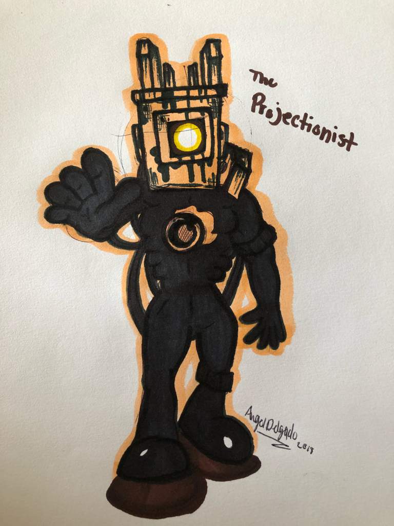 projectionist bendy and the ink machine coloring pages