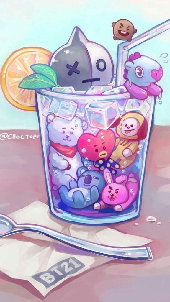 Get Wallpaper Bt21 Cute PNG