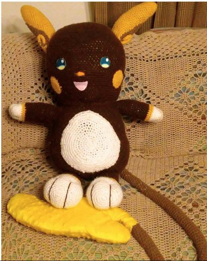 shiny alolan raichu plush