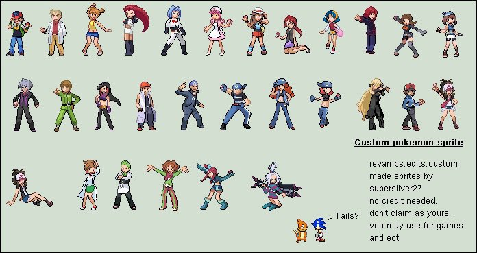 Pokemon Trainer Sprites! | Anime Amino