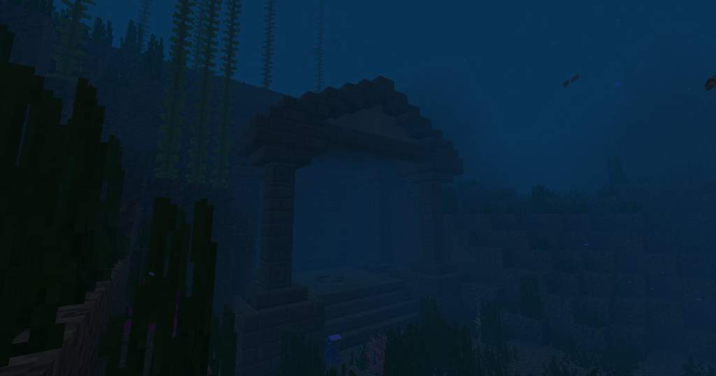 lego minecraft underwater temple