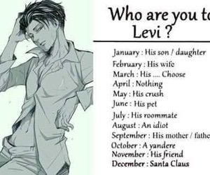 Who are you to Levi? | Attack On Titan Amino