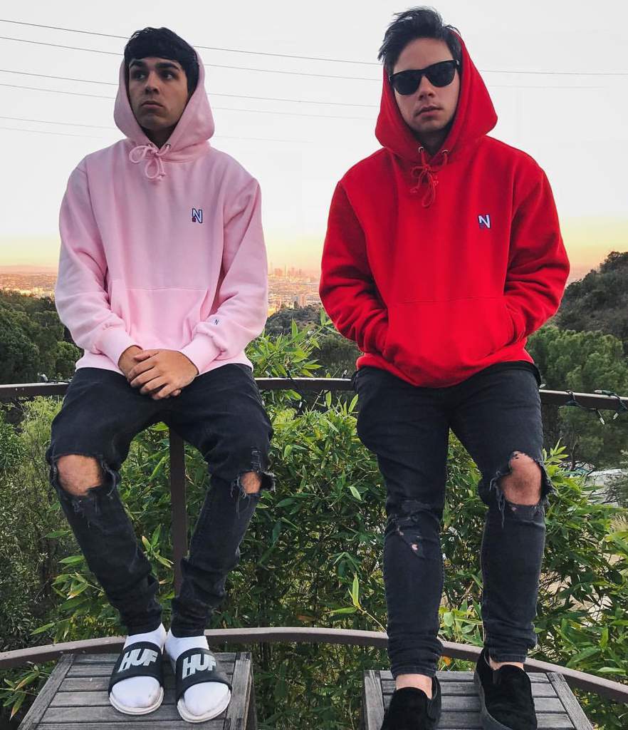 red nelk hoodie