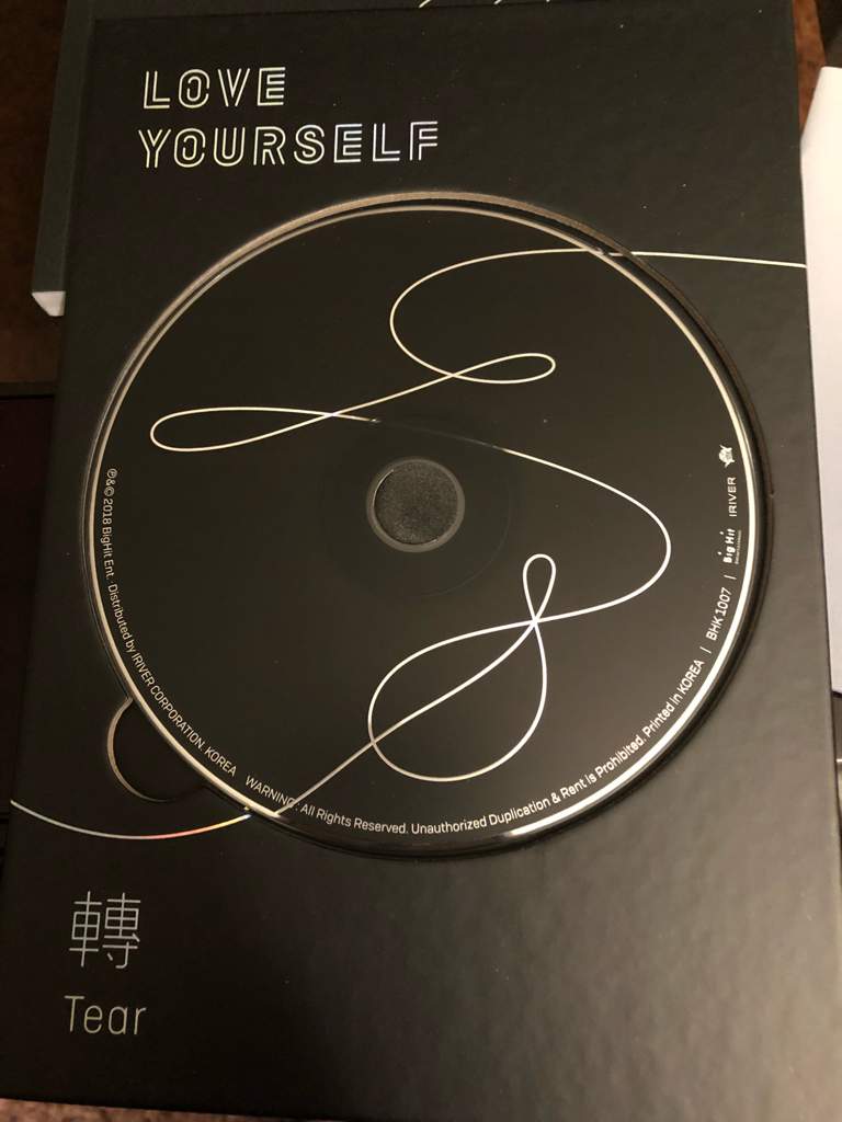 Unboxing LY:Tear | My 1st Album | ARMY's Amino