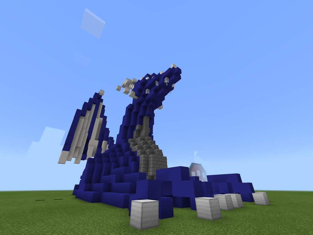 🔹🔷Blue Dragon | Minecraft Build 🔷🔹 | Minecraft Amino