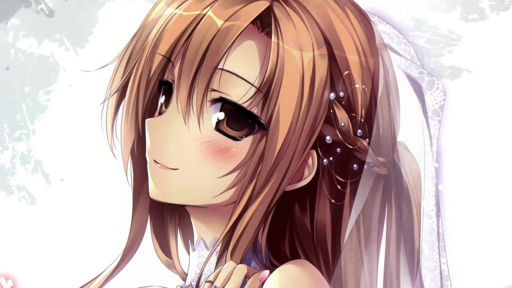 Light brown hair anime