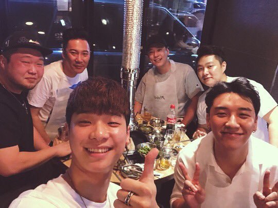 Seungri with “Burning Sun” Nightclub Crew (180821) | Big Bang Amino Amino