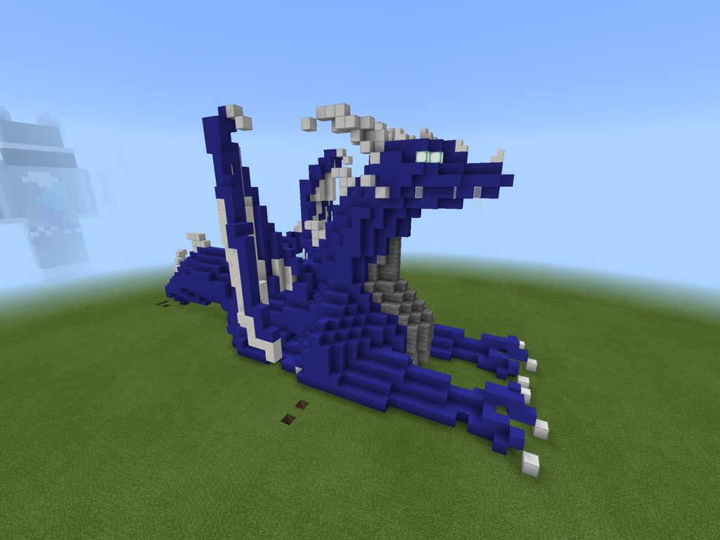 🔹🔷Blue Dragon | Minecraft Build 🔷🔹 | Minecraft Amino